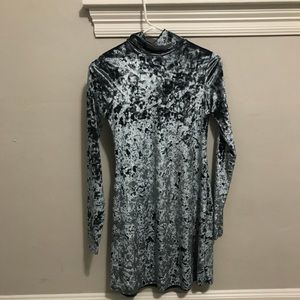 Kimich Blue/Urban Outfitters Crushed Velvet Dress